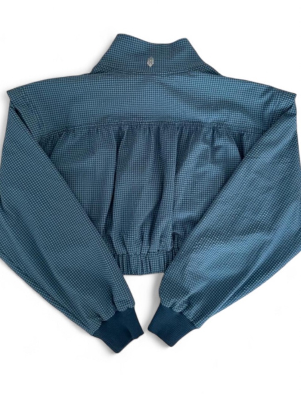 FP Movement Forty Love Jacket M Shorts S Blue Check Set NWOT Tennis - Picture 8 of 8